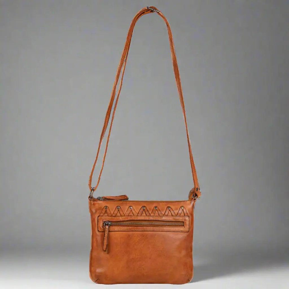Bolso de cuiro MET V Stitch Crossbody
