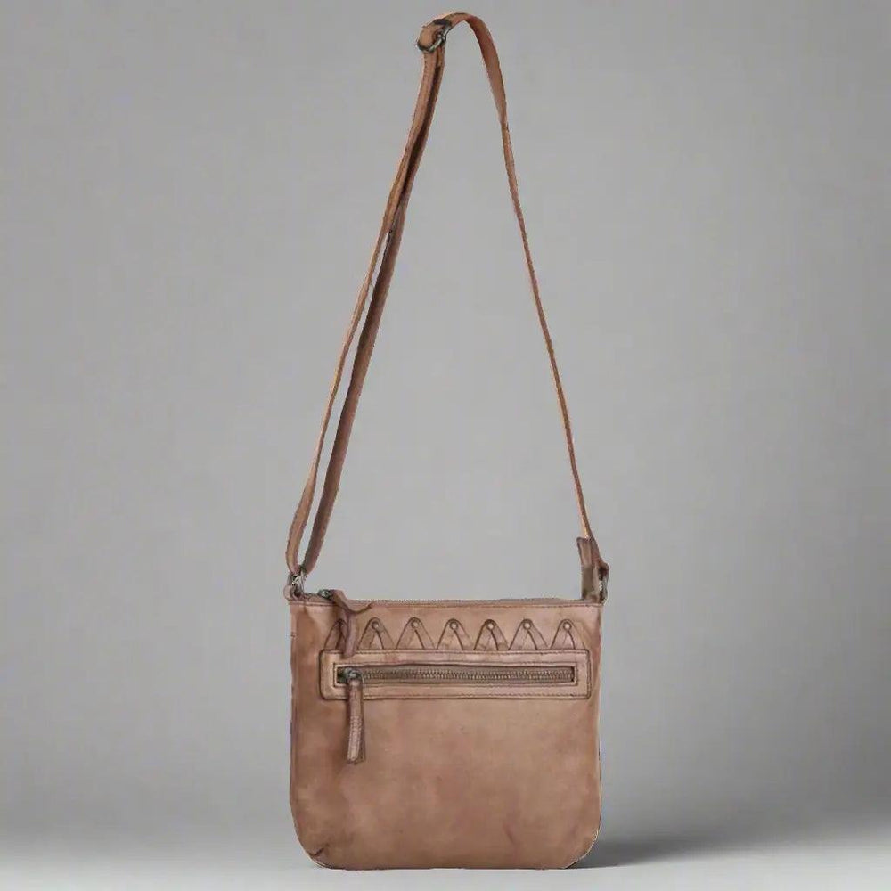 ¡Bolsa de cuero cruzada MET V StitchEX-STOCK Canada
