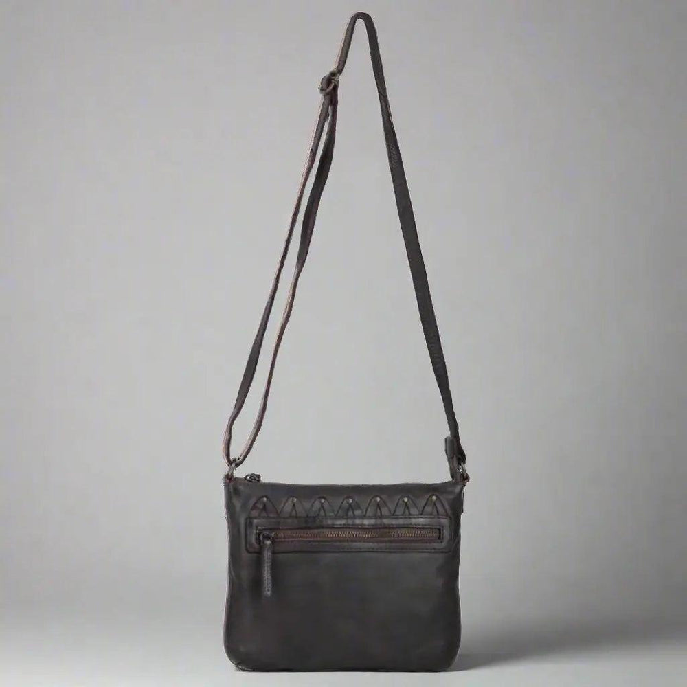 ¡Bolsa de cuero cruzada MET V StitchEX-STOCK Canada