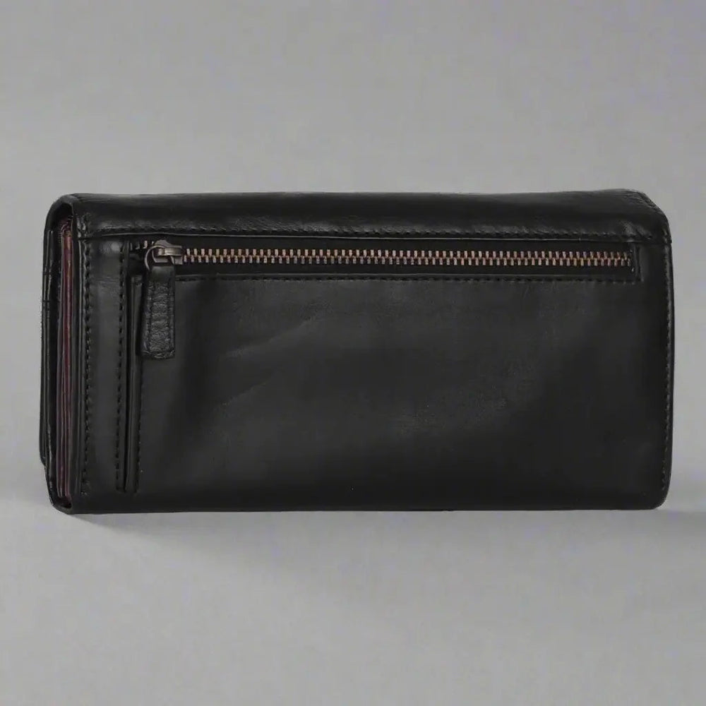 MET Women's Two Tone Leather Clutch Wallet EX-STOCK Canada