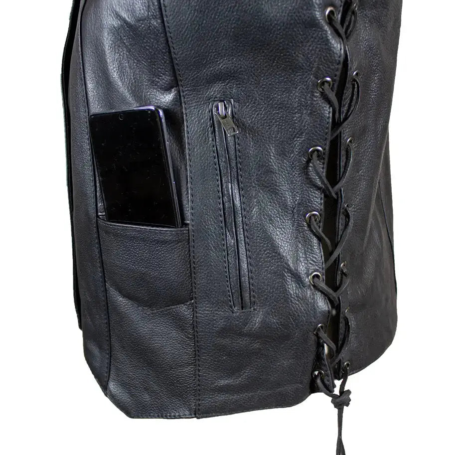 Gilet en cuir pour femmes Open RoadEX-STOCK Canada