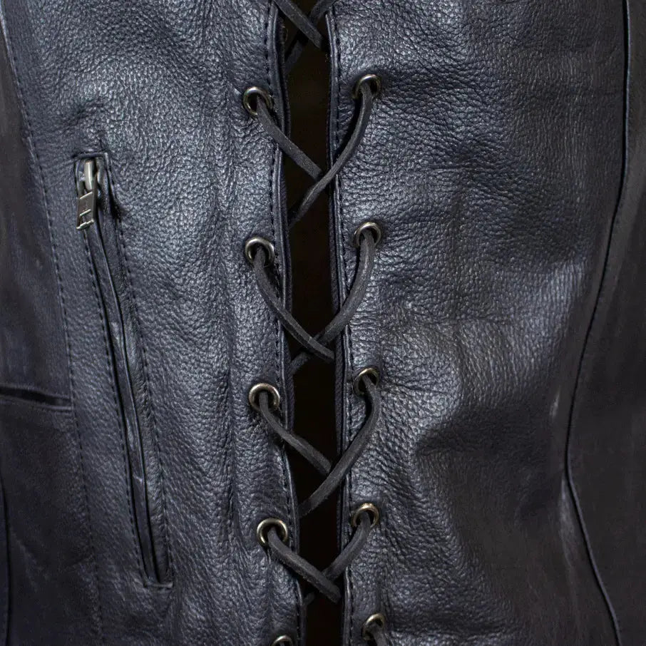 Gilet en cuir pour femmes Open RoadEX-STOCK Canada