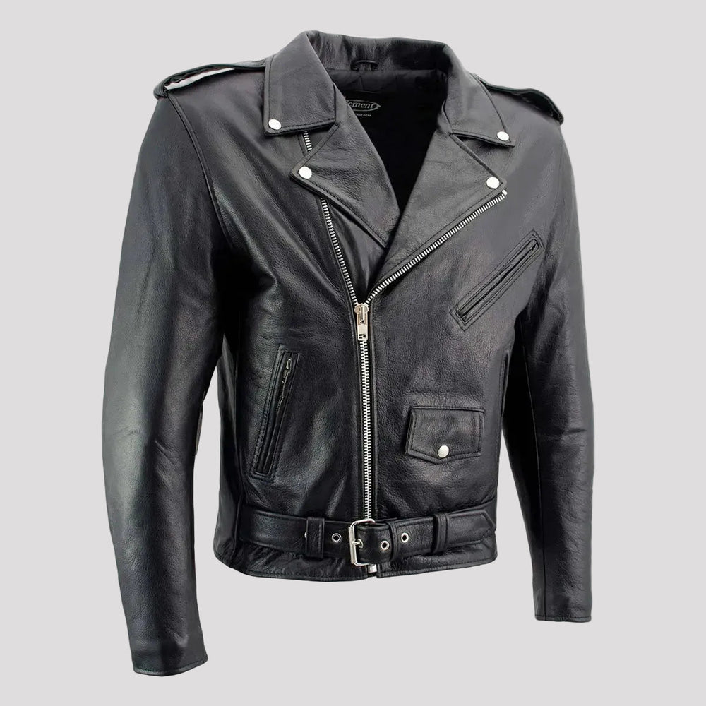 Giacca da moto in pelle da uomo X Element