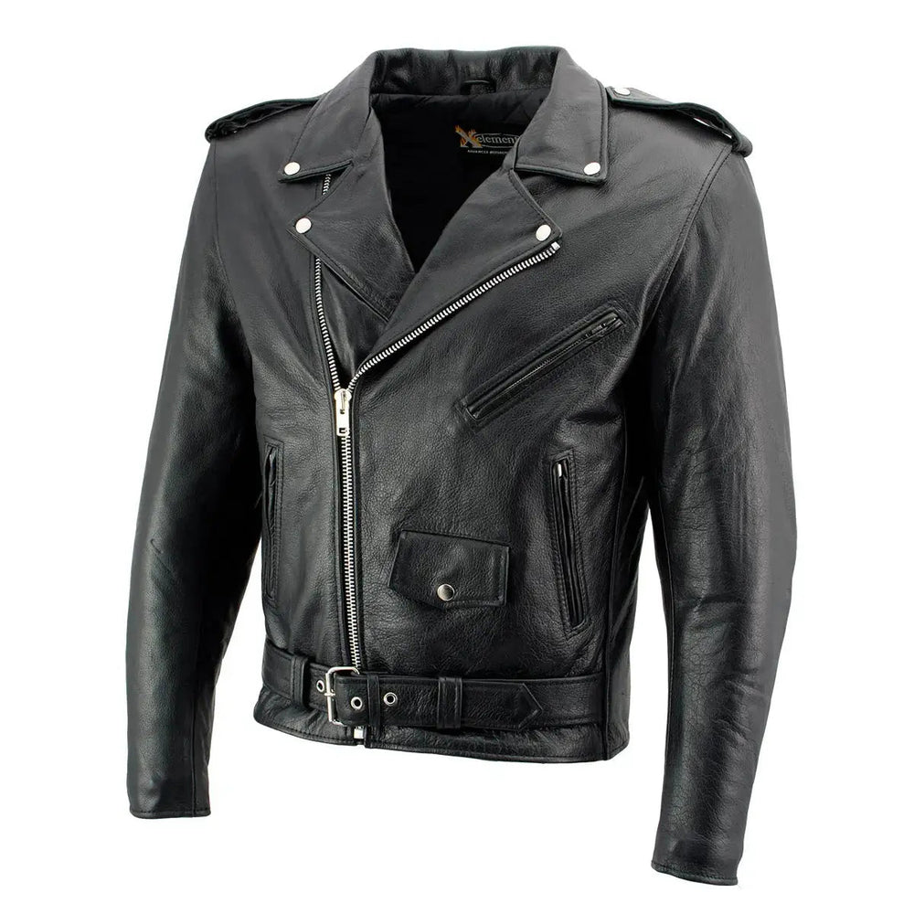 X Element Men's Leather Motorcycle Jacket EX-STOCK Canada