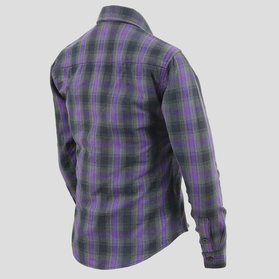 Camicia a Quadri Rinforzata da Donna Milwaukee Leather