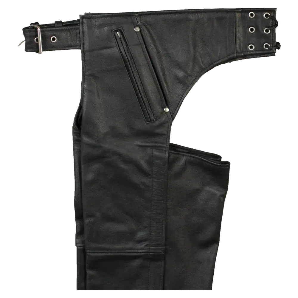 Open Road Unisex 4 Pocket Premium Leather Chaps EX-STOCK Canada