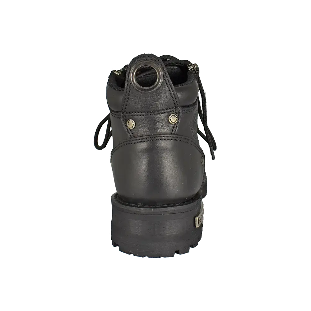 Milwaukee Leather Women's 6" Double Zip Motorcycle Boots EX-STOCK Canada