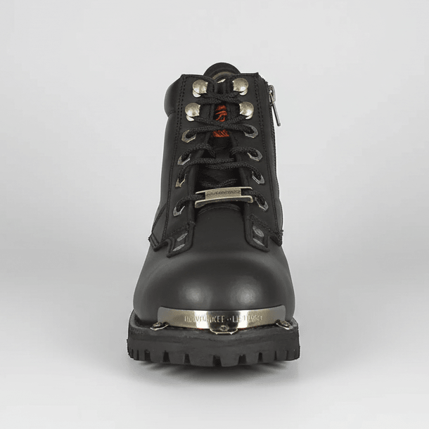 Bottes de moto pour femmes Milwaukee Leather à double fermeture éclair de 6 pouces