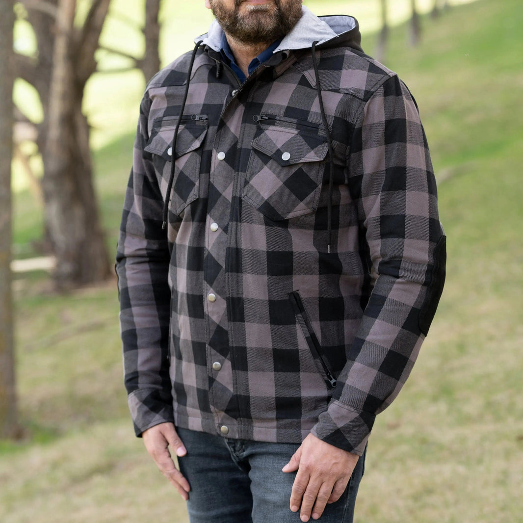 Camicia da Biker da Uomo in Flanella Rinforzata con Protezione ExtraEX-STOCK Canada