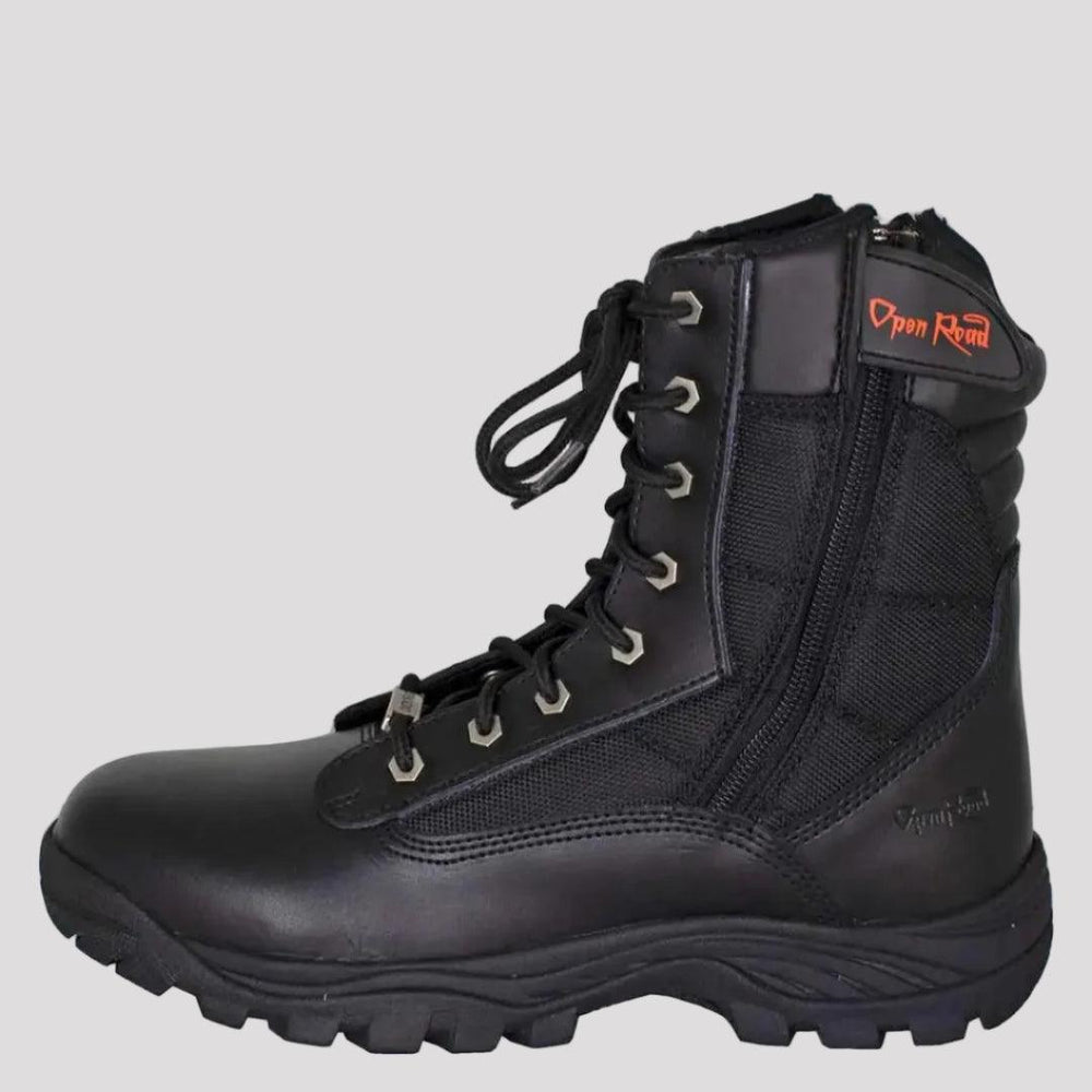 Botas de motociclista Open Road para hombre Swat
