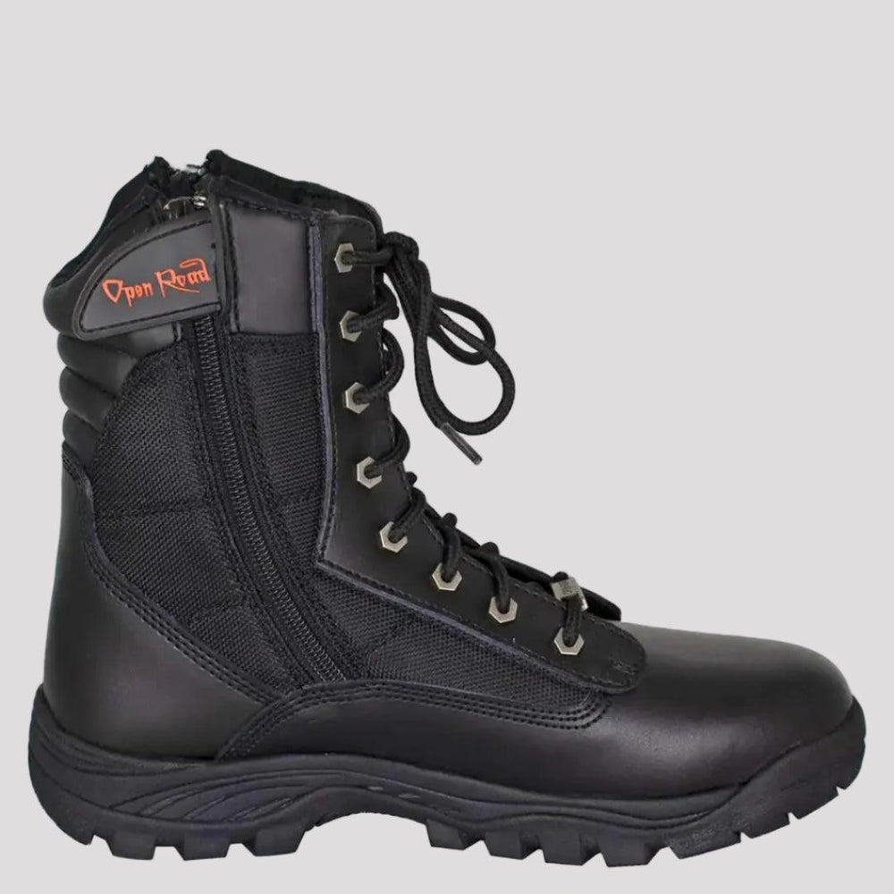 Botas de motociclista Open Road para hombre Swat