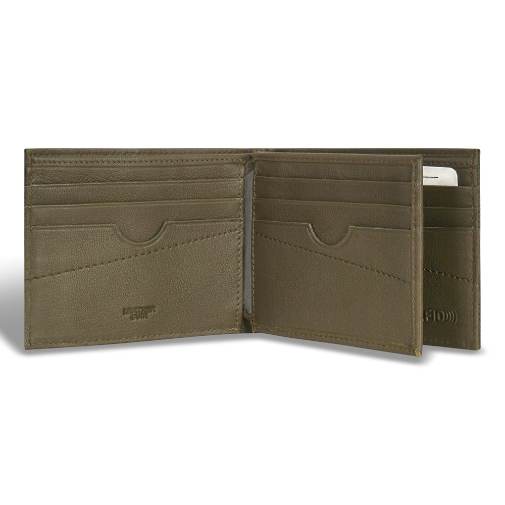 Cartera Central de Ala de Camuflaje / CueroEX-STOCK Canada