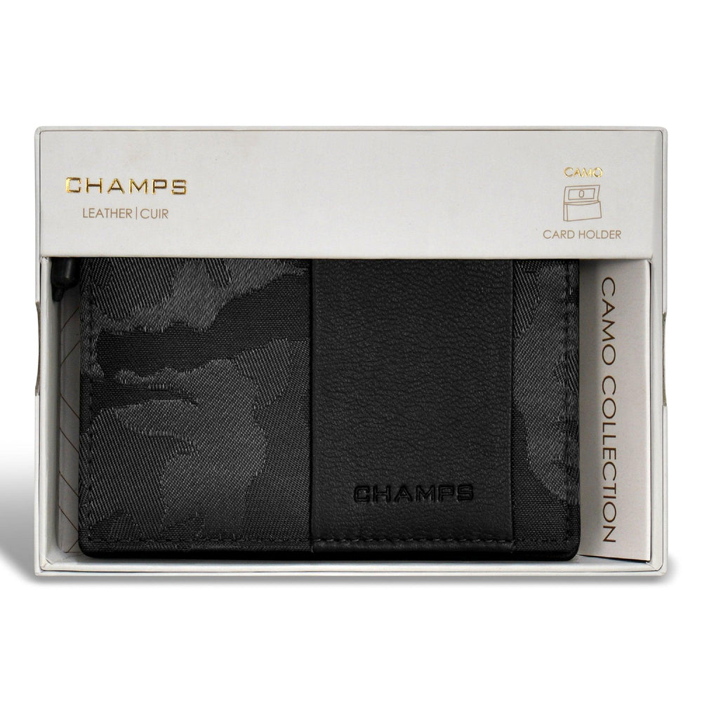 Porte-cartes camouflage / cuirEX-STOCK Canada