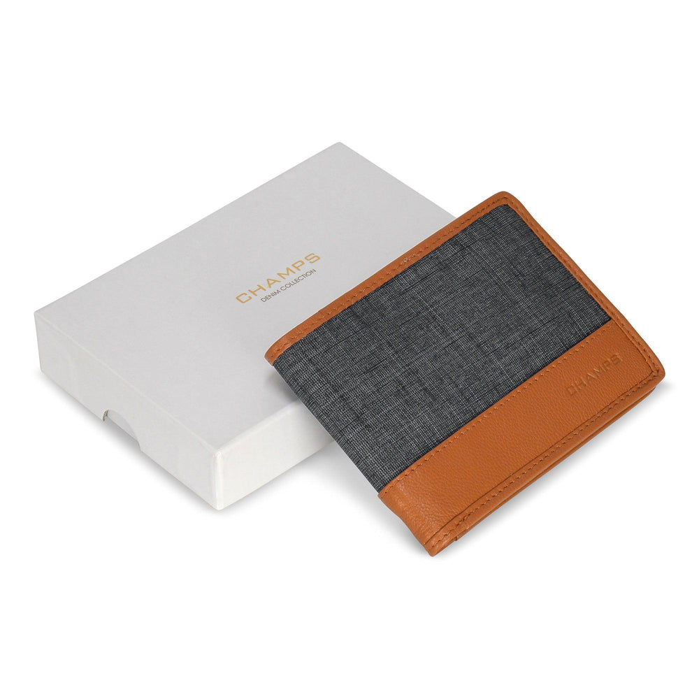 Denim / Leather Bi-Fold Wallet EX-STOCK Canada