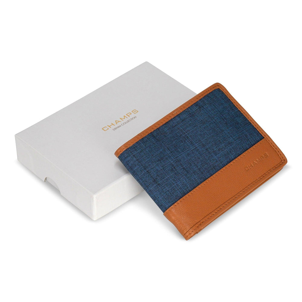 Denim / Leather Bi-Fold Wallet EX-STOCK Canada