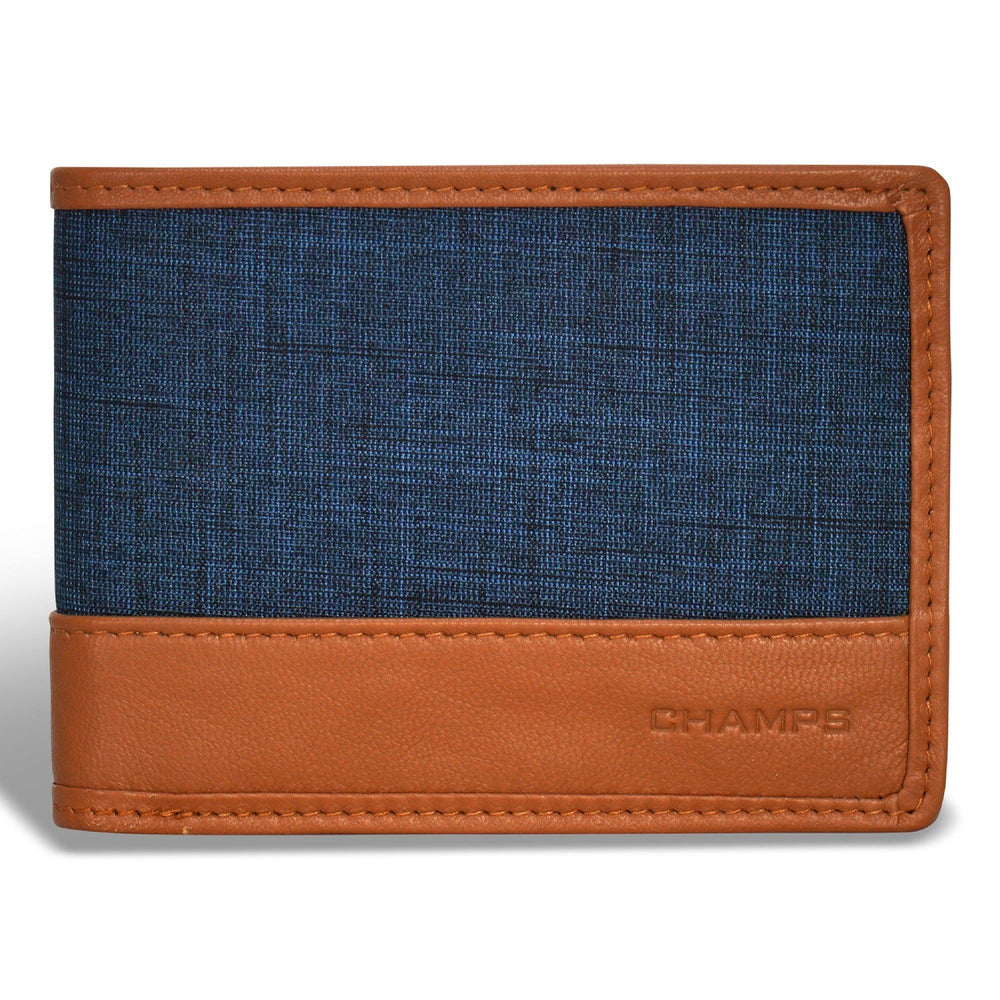 Denim / Leather Zip Around Wallet EX-STOCK Canada
