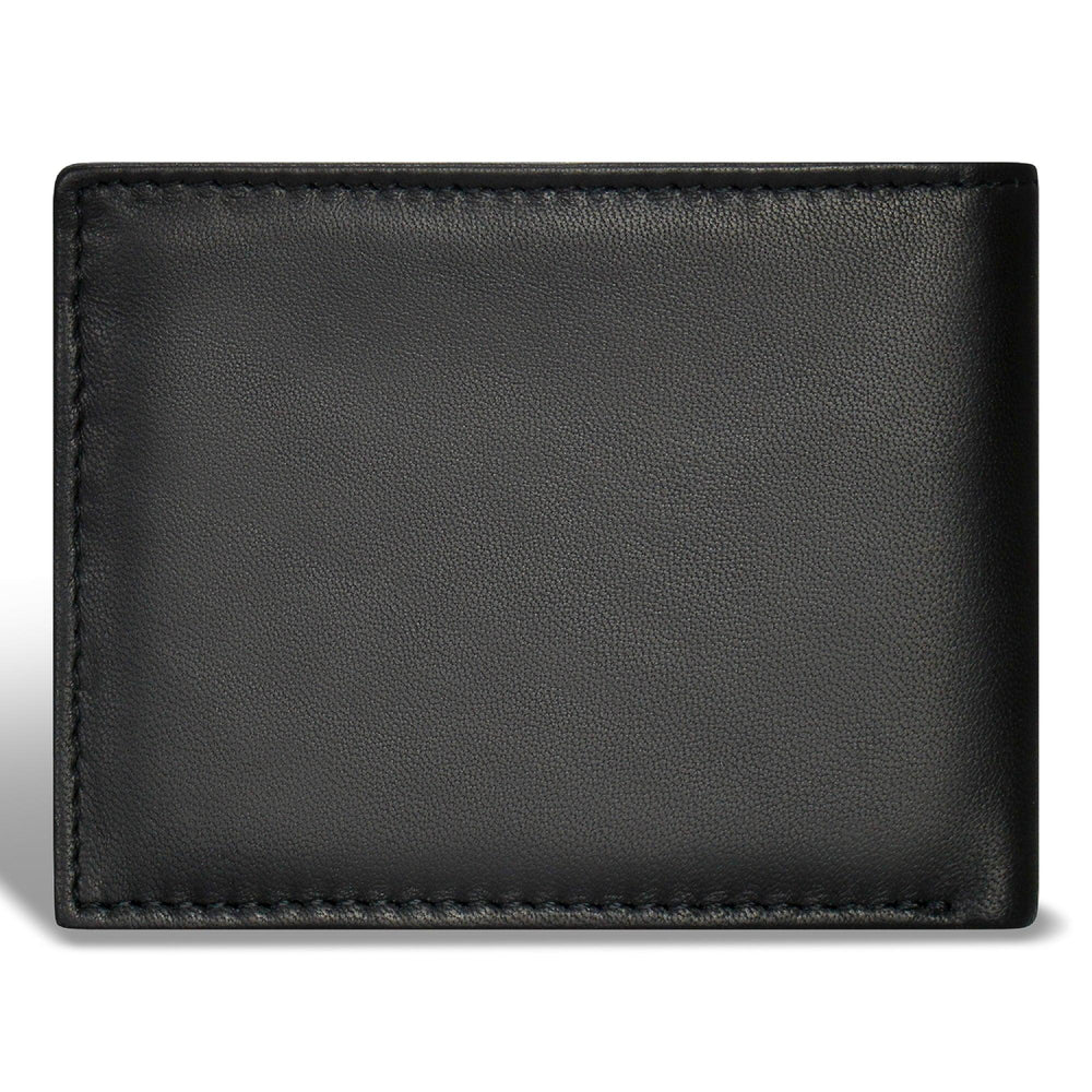 Cartera clásica de cuero con doble pliegueEX-STOCK Canada
