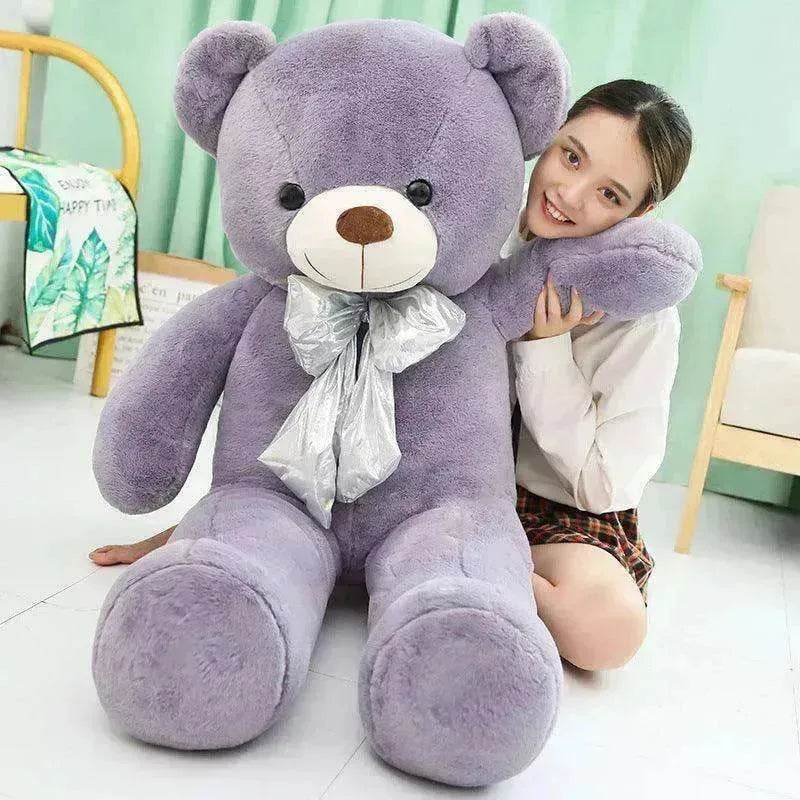 Macaron Teddy Bear Plush: Soft 80-100cm Cotton Toy - EX-STOCK Canada
