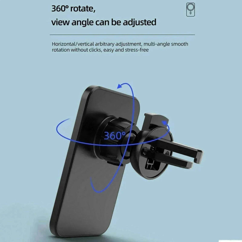 Magnetic Wireless Car Vent Phone Holder + Fast Charger - EX-STOCK Canada