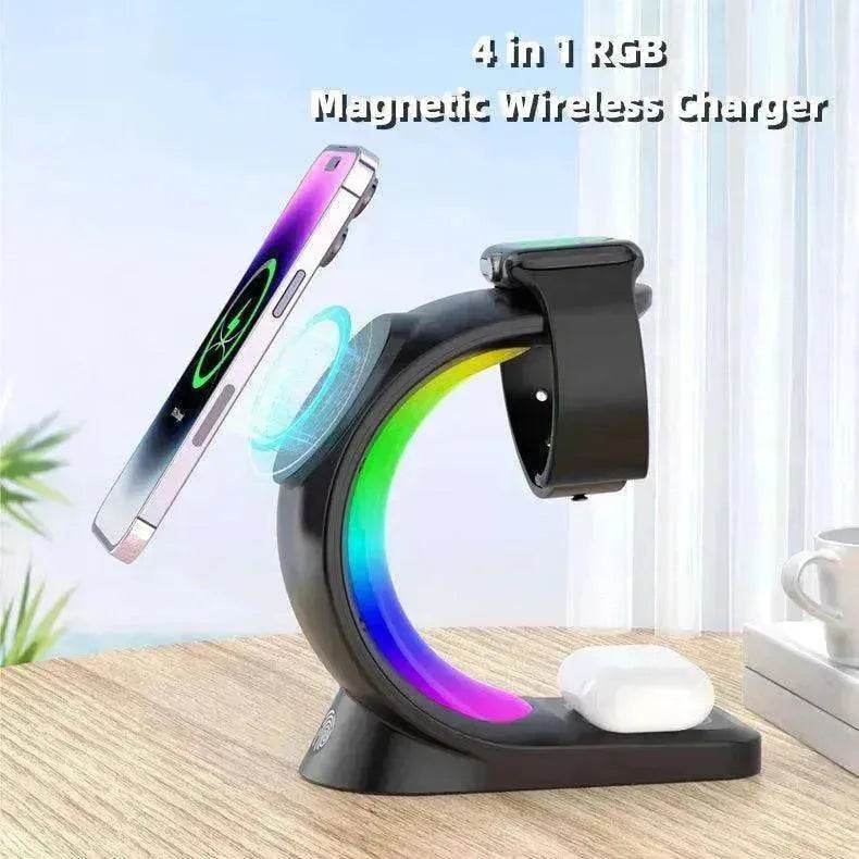 Magnetic Wireless Charger for Phone, AirPods, Watch - EX-STOCK Canada