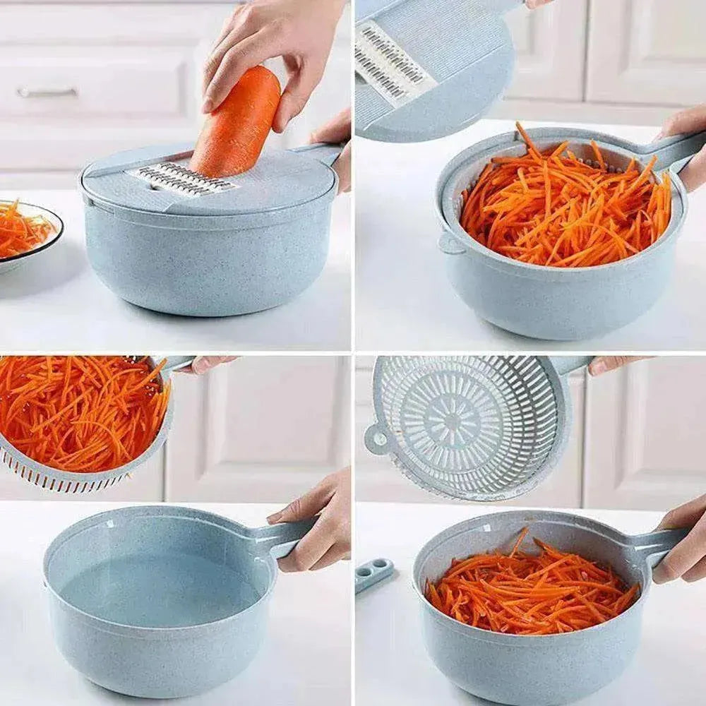 Mandolinen-Gemüseschneider-Schäler-Reibe Zwiebel Karotte Kartoffel - EX-STOCK CANADA