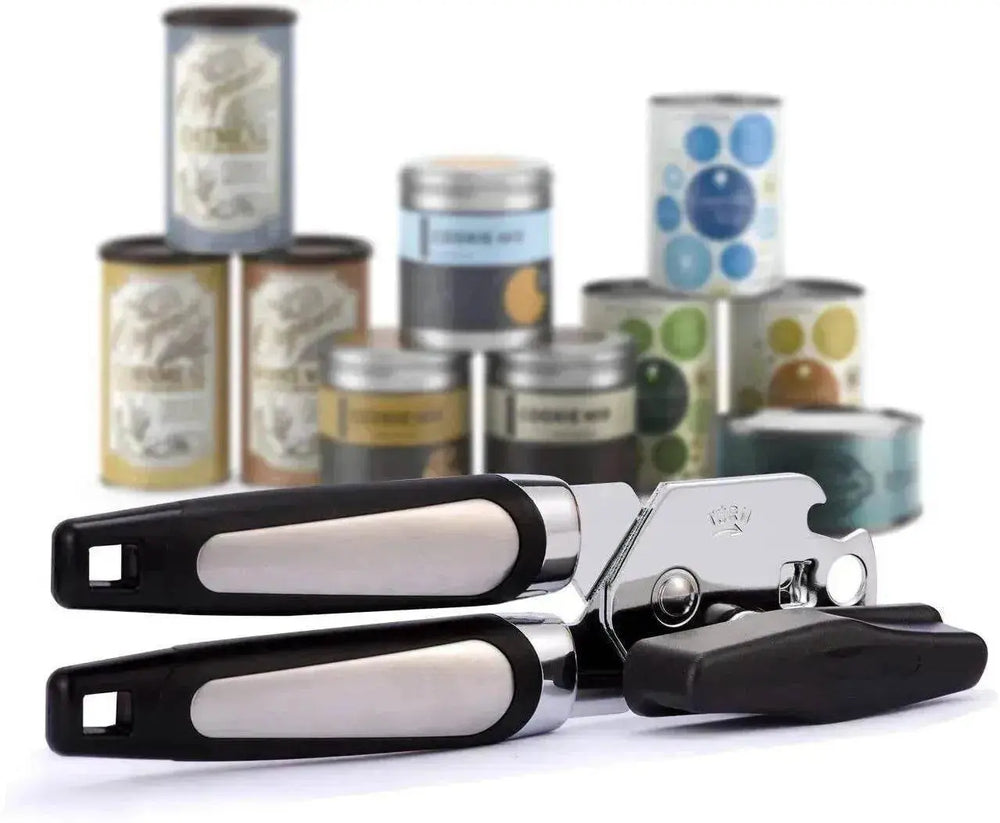 Manual Handheld Can Opener With Cutting Wheel Blade Lid Cap Opener - EX-STOCK Canada