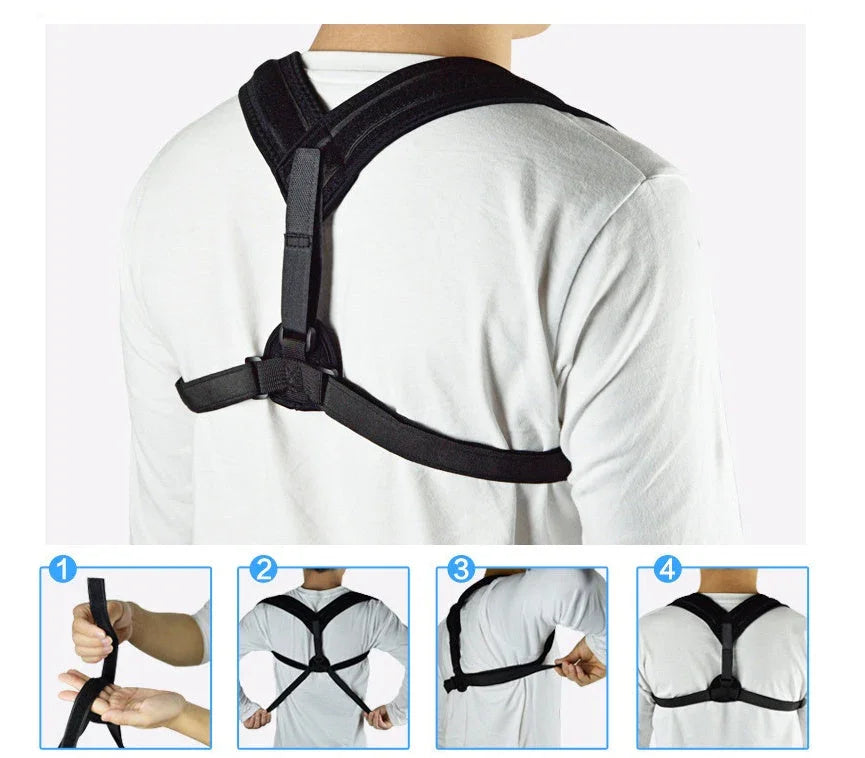 Medical Clavicle Posture Corrector Lower Back Correction Strap EX-STOCK Canada