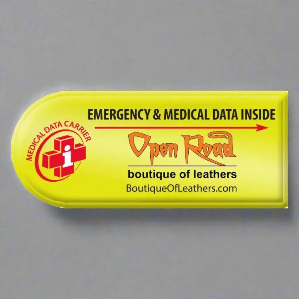 Portador de Datos Médicos – Identificación de Emergencia Esencial para Ciclistas y Primeros RespondientesEX-STOCK Canada