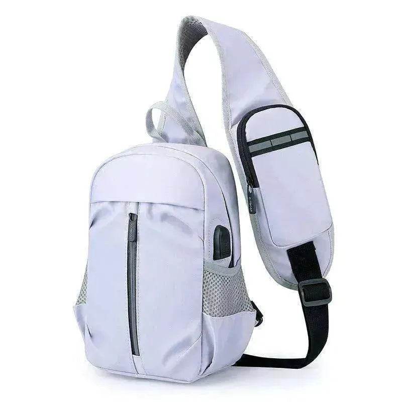 Men Chest Bag With Phone Wallet Design Crossbody Shoulder Bag - EX-STOCK Canada