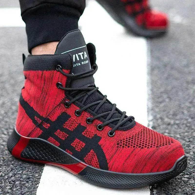 Men's Anti Smash Anti Puncture Work Warm Thickened Lace-up Safety Shoes - EX-STOCK Canada