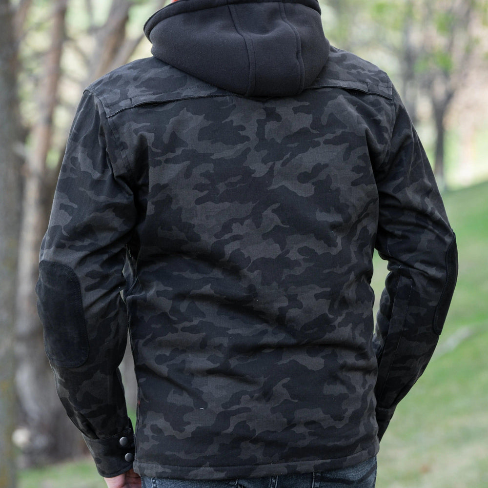 Men's Armored Biker Shirt with Extra Protection EX-STOCK Canada