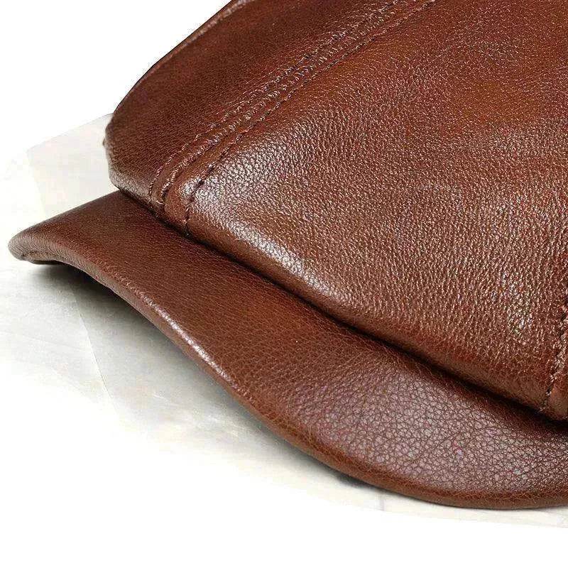 Men's Dome Top Layer Cowhide Octagonal Hat - EX-STOCK Canada