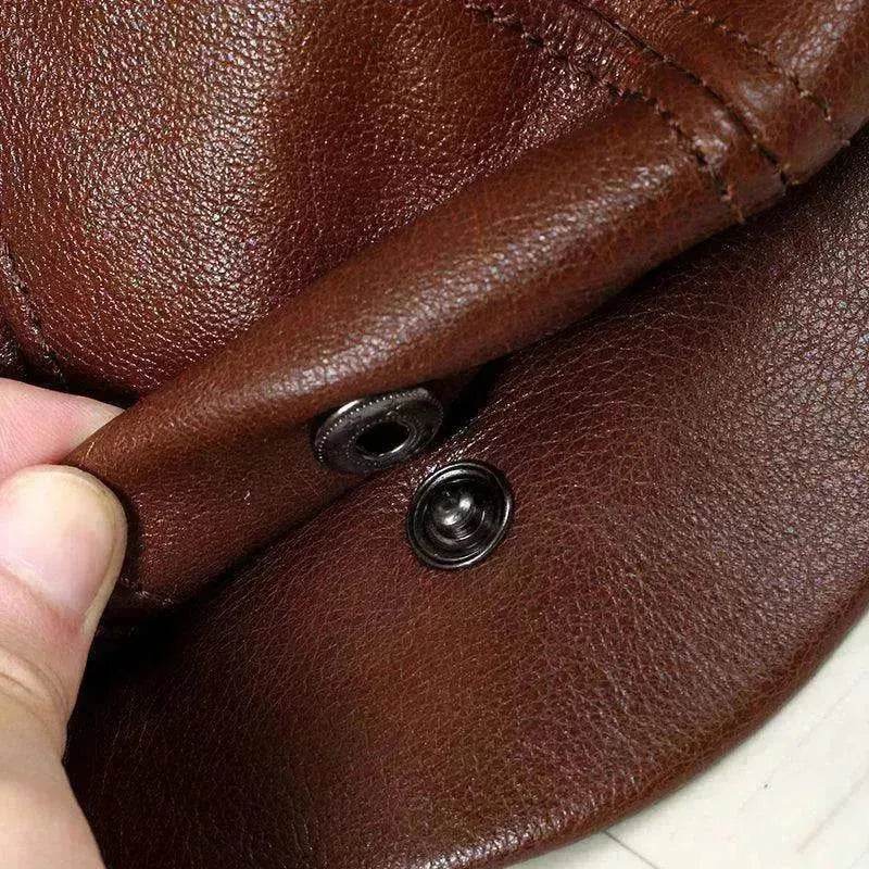 Men's Dome Top Layer Cowhide Octagonal Hat - EX-STOCK Canada