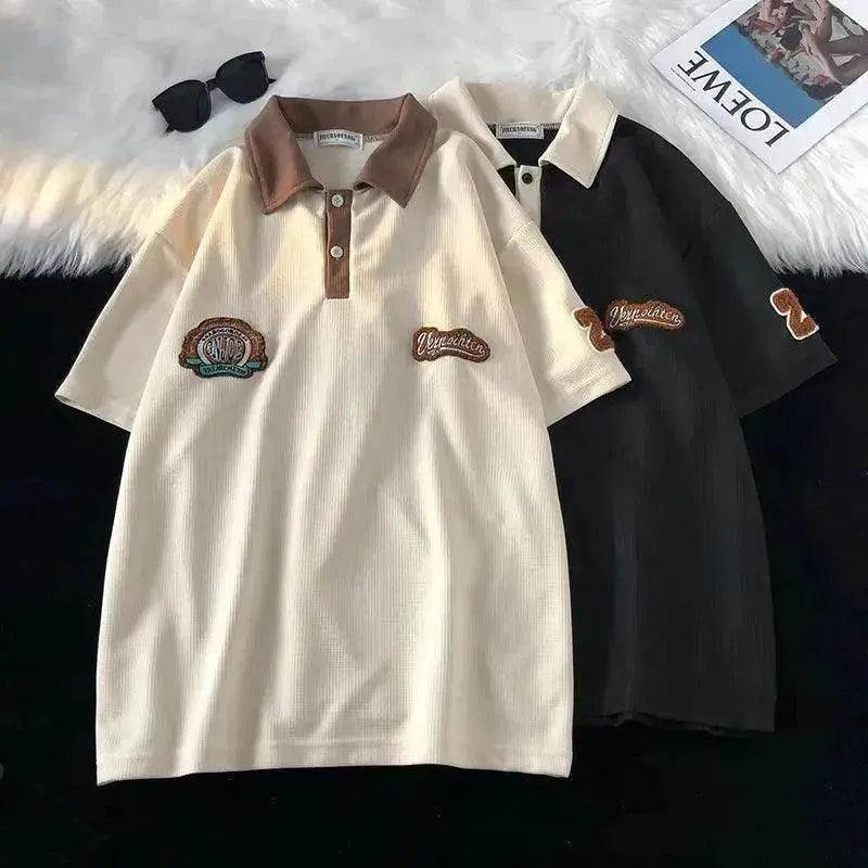 Men's Fashion Casual Retro Waffle Short Sleeve - EX-STOCK Canada