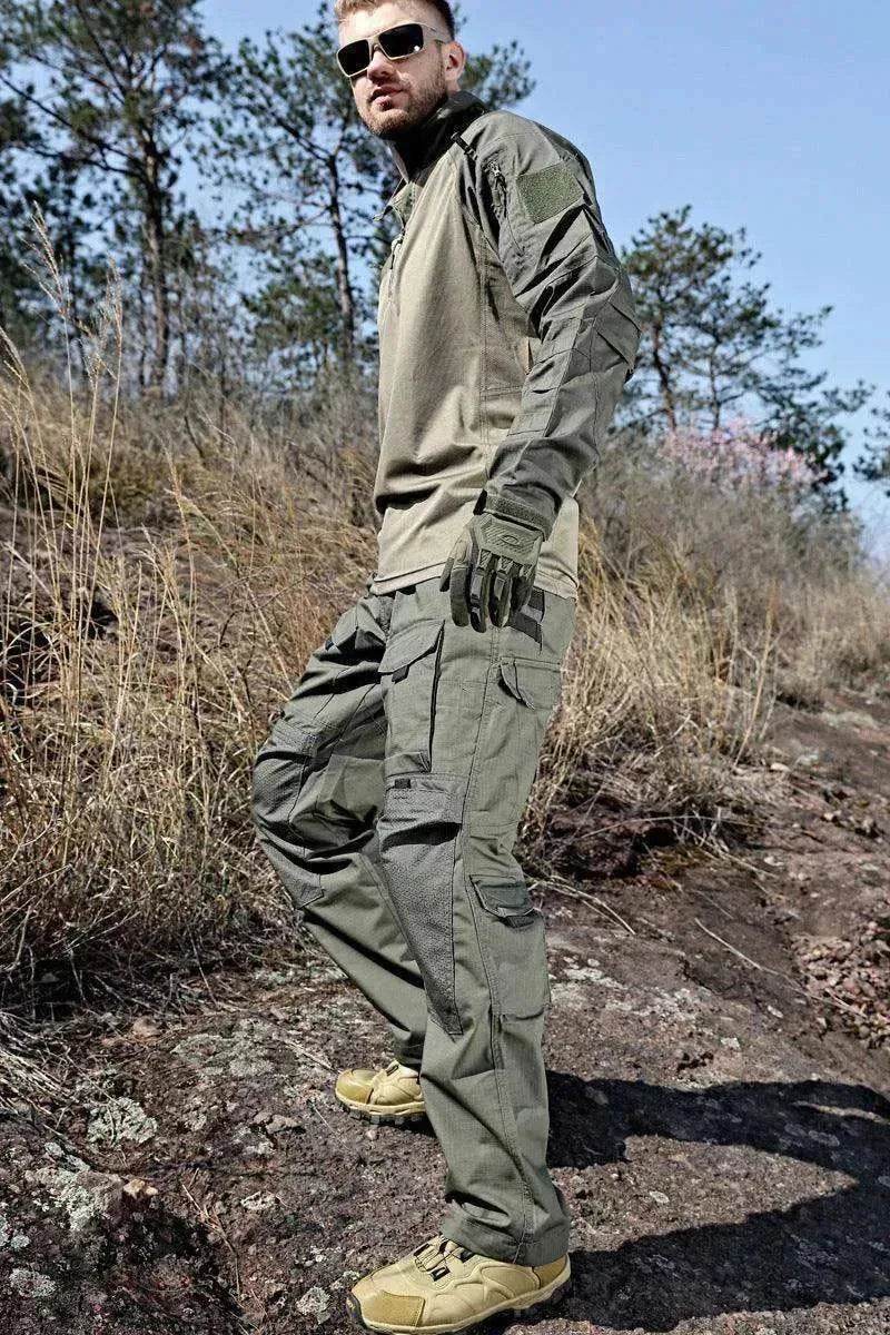 Men's Long Sleeve Spring And Autumn Training Wear Camouflage Suit - EX-STOCK Canada