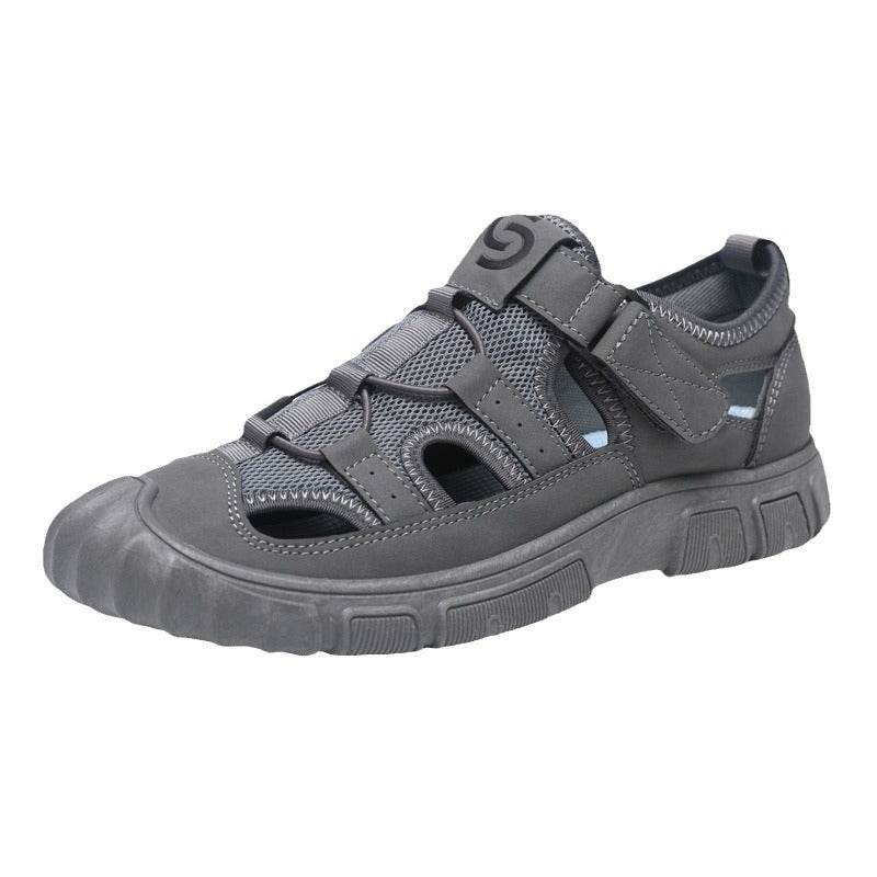 Men's Non-slip Wear-resistant Mesh Surface Hollowed Wading Sandals  EX-STOCK CANADA