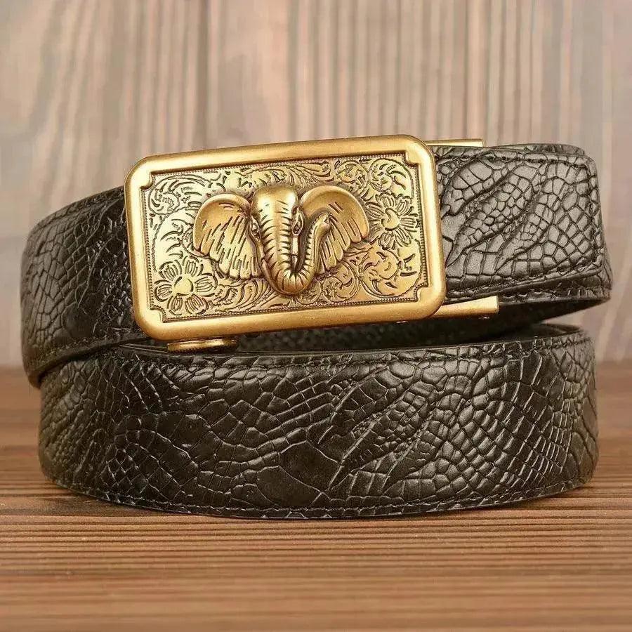 La personnalité des hommes est comme une ceinture en cuir supérieure automatique - EX-STOCK Canada