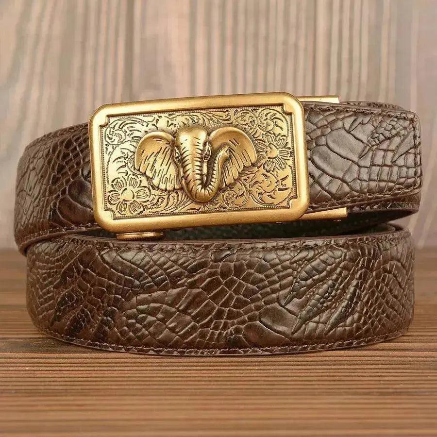 Men's Personality Is Like Automatic Top Leather Belt - EX-STOCK Canada