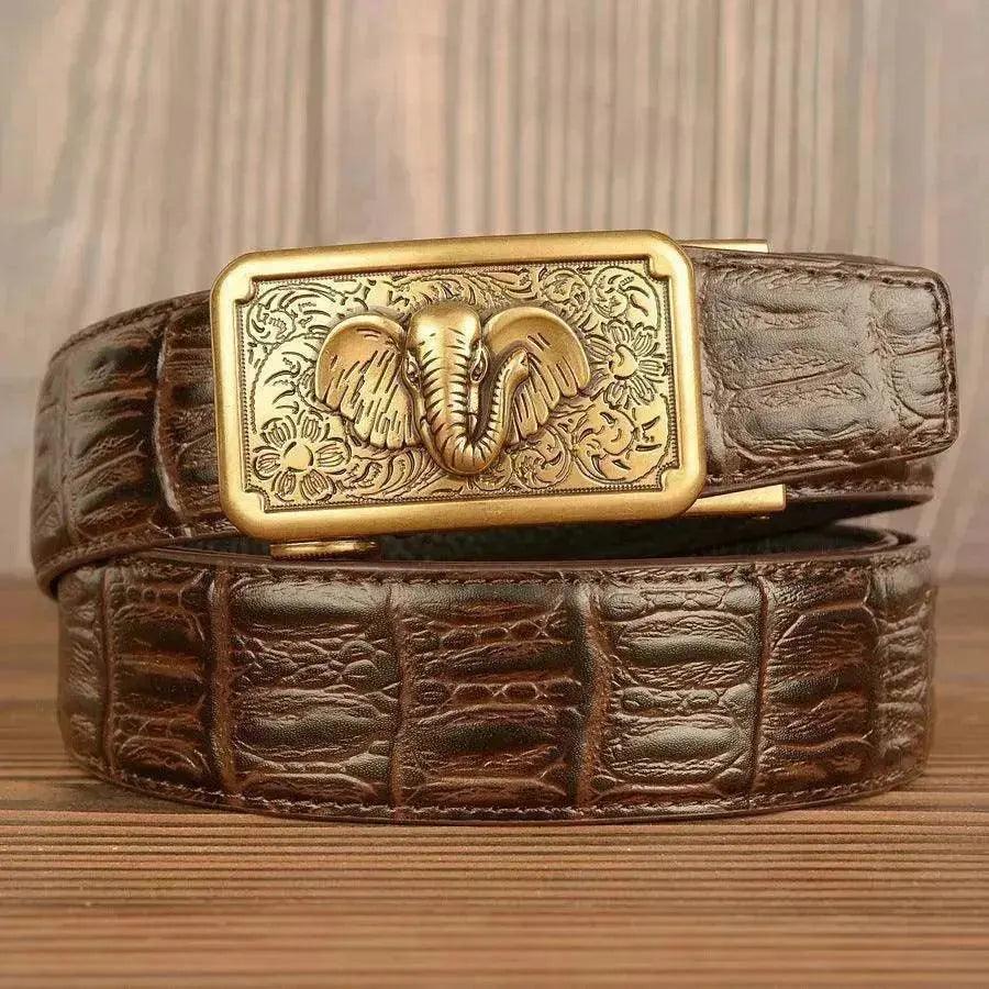 Men's Personality Is Like Automatic Top Leather Belt - EX-STOCK Canada