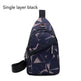 Men's Print Sling Chest & Crossbody Bag With Earphone access Design - EX-STOCK Canada