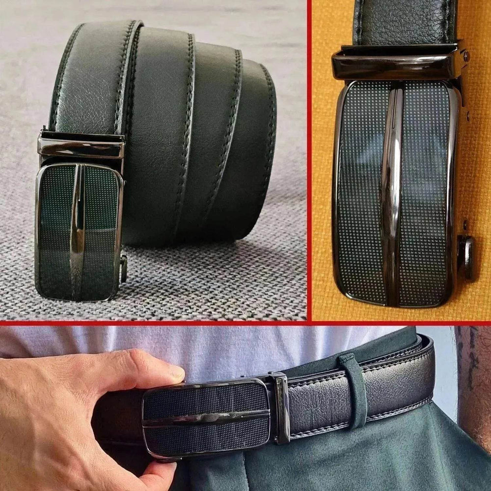Men's Ratchet Belt Leather Mens Belt With Slide Buckle Ratchet Belts For Men USA - EX-STOCK Canada