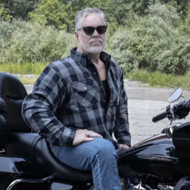 Chemise d'équitation à carreaux renforcée pour hommesEX-STOCK Canada