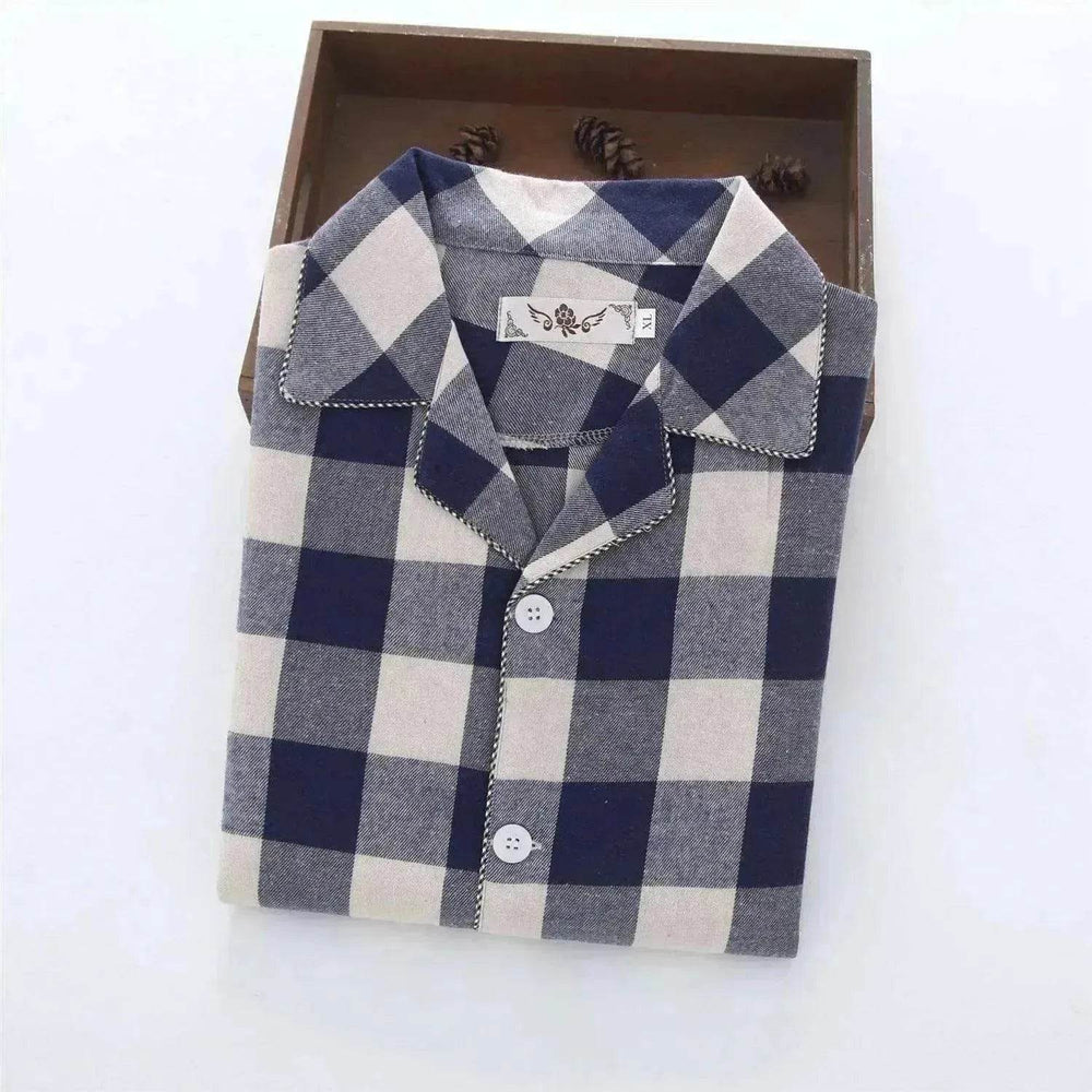 Men's Warm Cloth Flannel Pajama Suit - EX-STOCK Canada