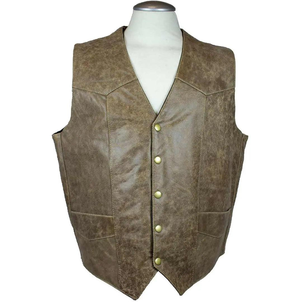 Herren Western Weste mit AufnähernEX-STOCK Canada