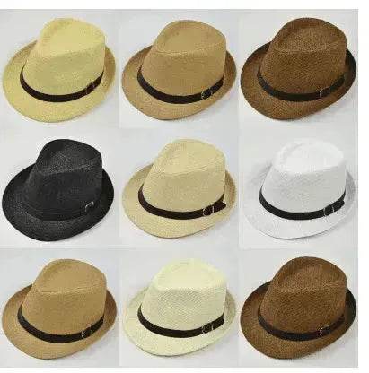 Men's casual straw hats for summer trips: trendy sunshade! - EX-STOCK Canada
