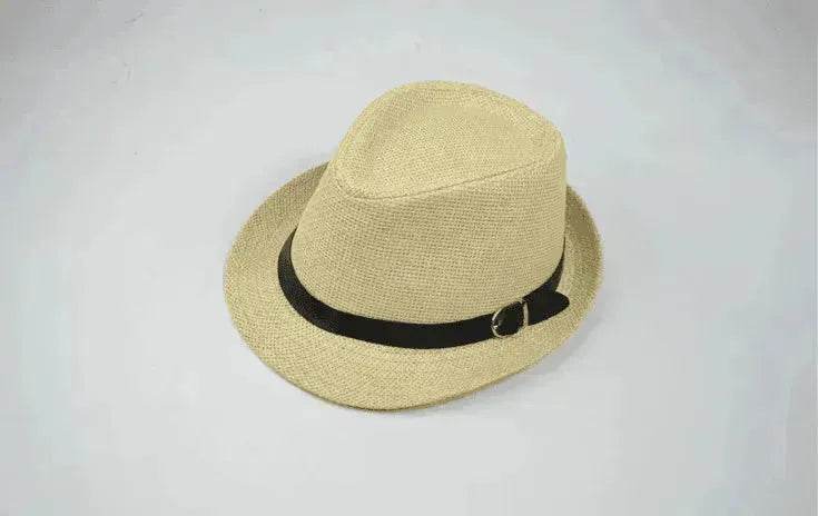 Men's casual straw hats for summer trips: trendy sunshade! - EX-STOCK Canada