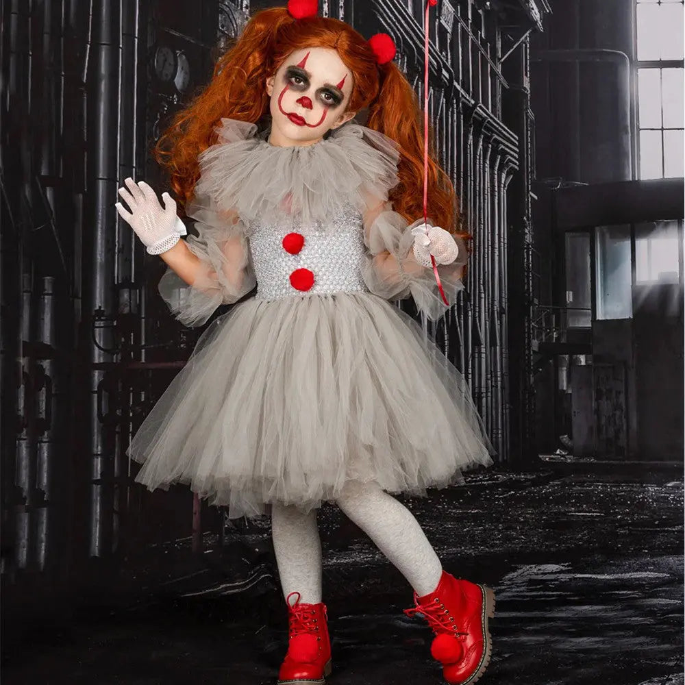 Ensemble de robe de princesse en maille pour enfants - costume d'Halloween EX-STOCK Canada