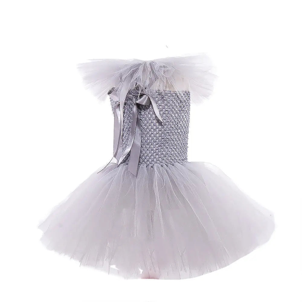 Ensemble de robe de princesse en maille pour enfants - costume d'Halloween EX-STOCK Canada