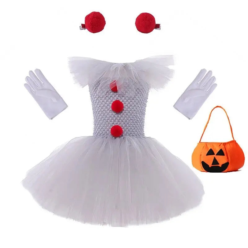 Ensemble de robe de princesse en maille pour enfants - costume d'Halloween EX-STOCK Canada