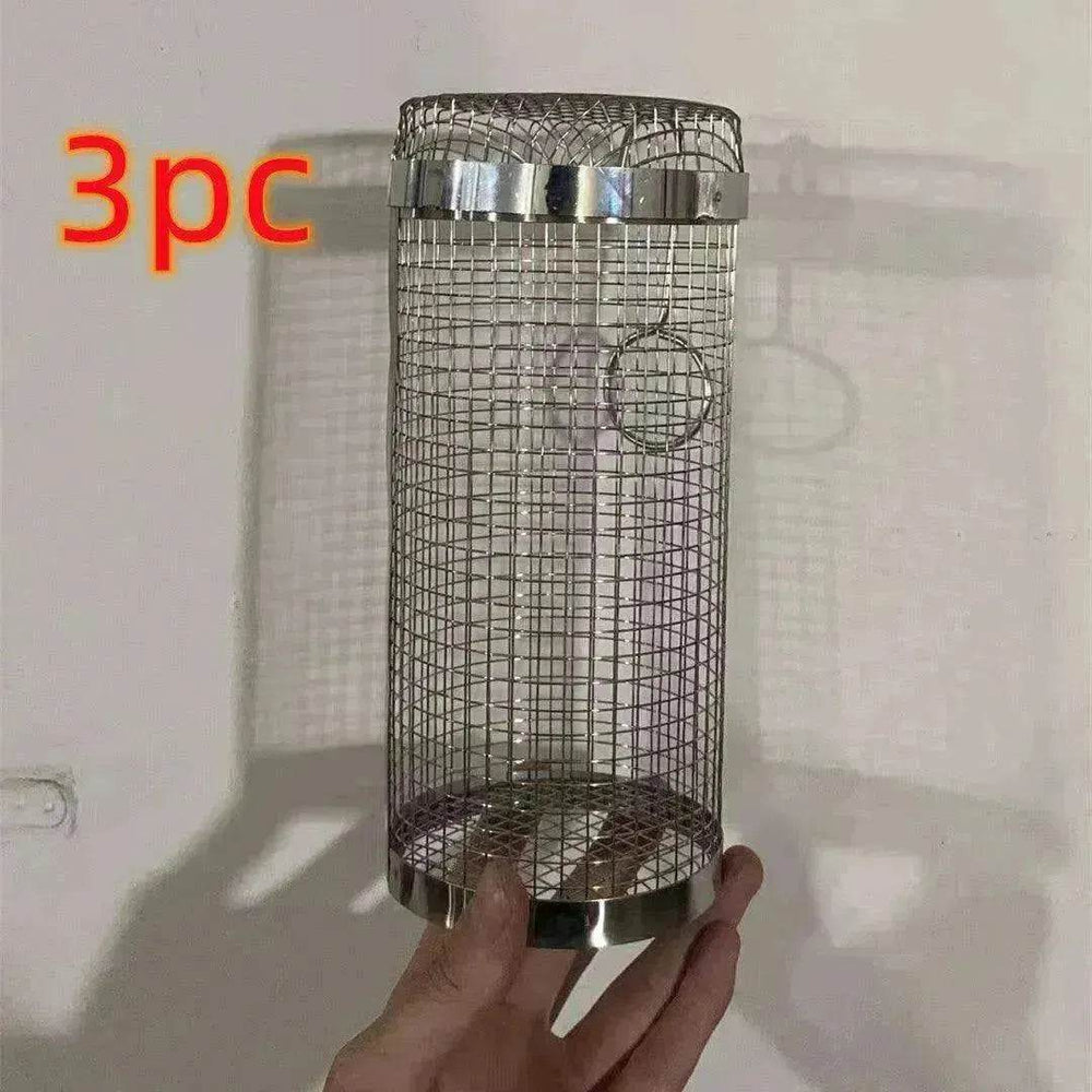 Metal BBQ Grilling Basket Net Portable Outdoor Camping Rack - EX-STOCK Canada